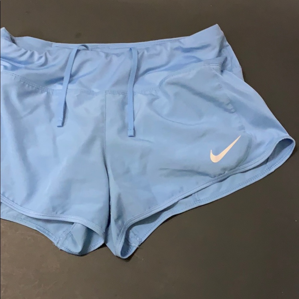 DRI-fit Nike shorts light blue athletic shorts